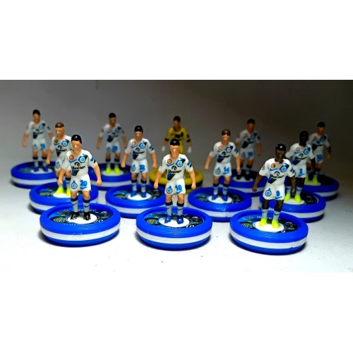 Subbuteo Andrew Table Soccer Inter away kit 2023-24 on WSB Professional Bases